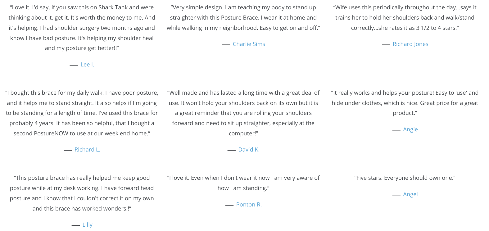 Posture now brace hot sale